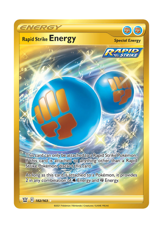 Battle Styles: Rapid Strike Energy Secret Rare - 182/163