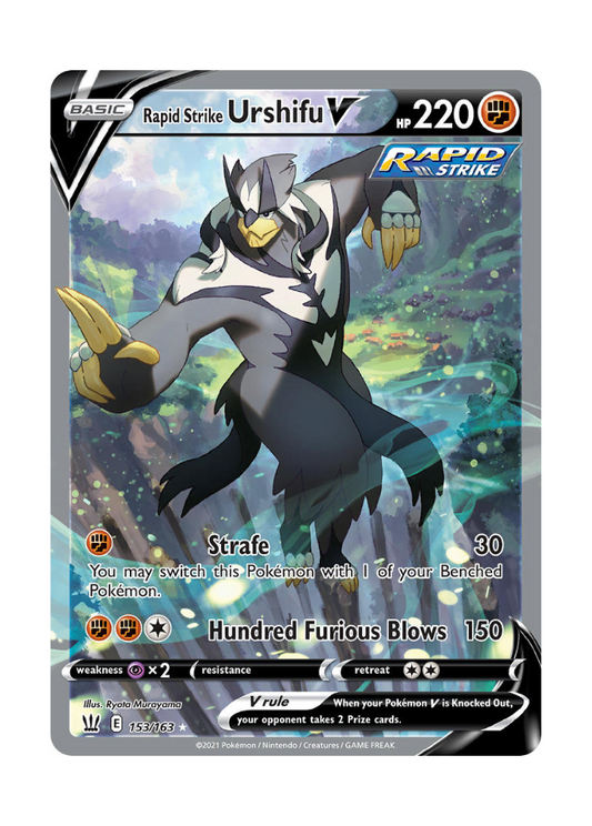Battle Styles: Rapid Strike Urshifu V Alternate Full Art - 153/163