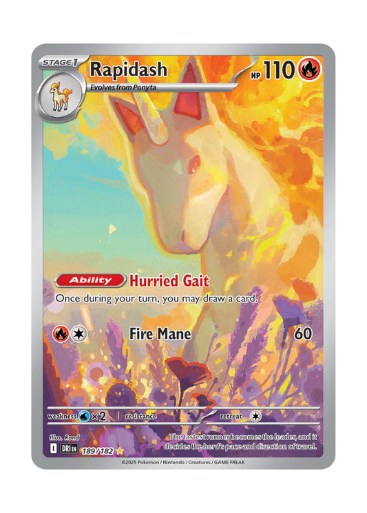 Destined Rivals: Rapidash Illustration Rare - 189/182