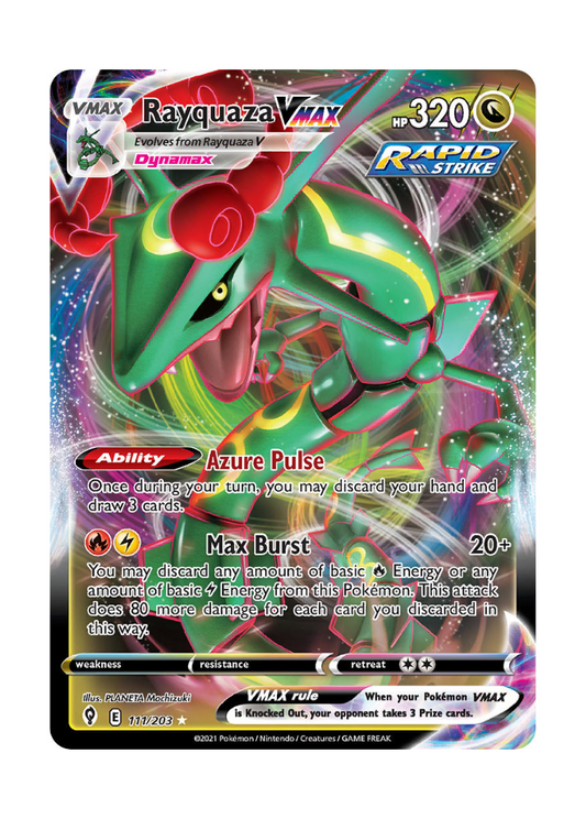 Evolving Skies: Rayquaza VMAX Full Art - 111/203