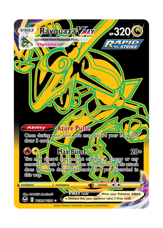 Silver Tempest: Rayquaza VMAX Trainer Gallery - TG29/TG30