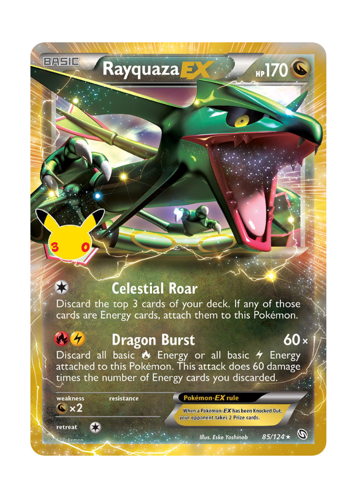 30th Celebration: Rayquaza EX Classic Collection - 85/124