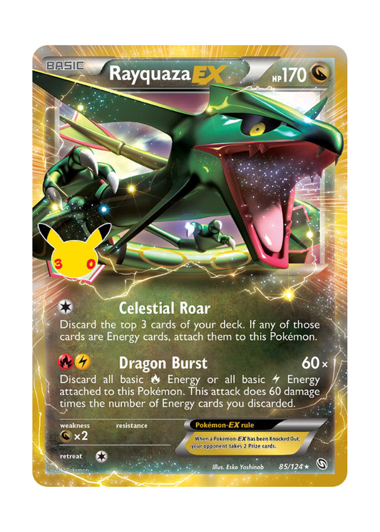 30th Celebration: Rayquaza EX Classic Collection - 85/124