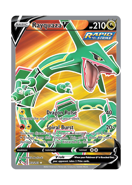 Evolving Skies: Rayquaza V Full Art - 193/203