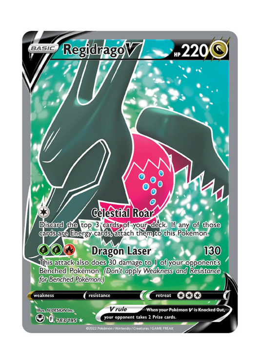 Silver Tempest: Regidrago V Full Art - 183/195