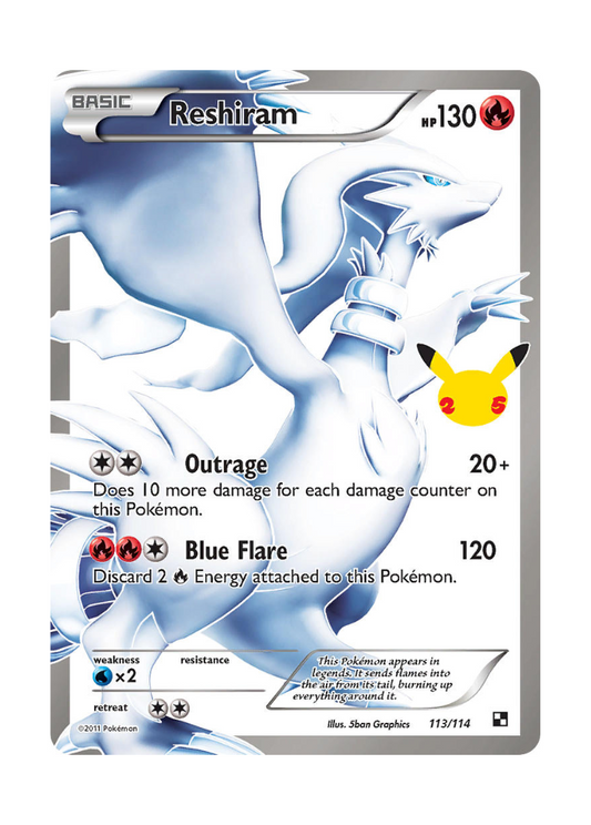 Celebrations: Reshiram Classic Collection - 113/114