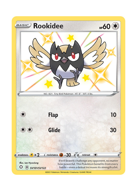Shining Fates: Rookidee Shiny Rare - SV101/SV122