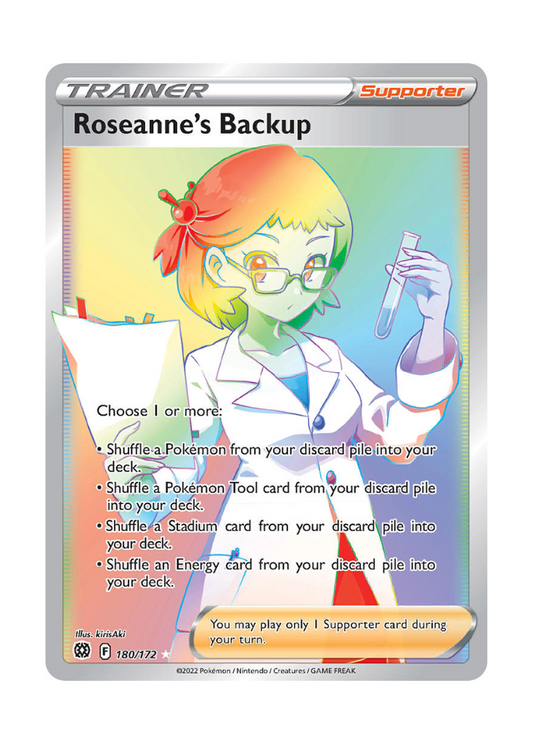 Brilliant Stars: Roseanne's Backup Rainbow Rare - 180/172