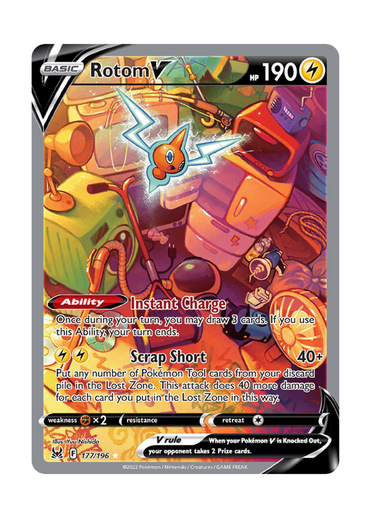 Lost Origin: Rotom V Alternate Full Art - 177/196