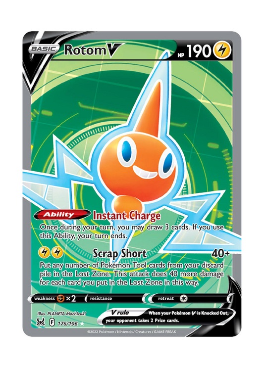Lost Origin: Rotom V Full Art - 176/196
