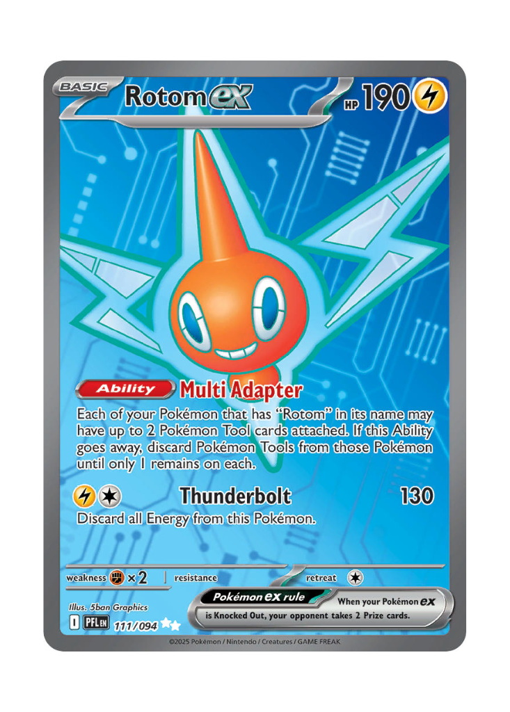 Phantasmal Flames: Rotom ex Full Art - 111/094
