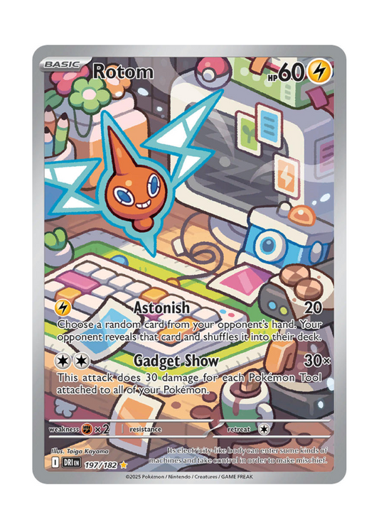 Destined Rivals: Rotom Illustration Rare - 197/182