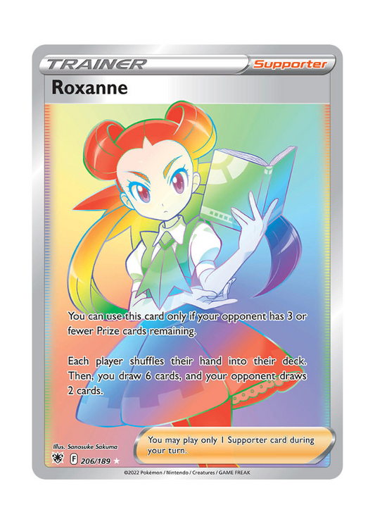 Astral Radiance: Roxanne Rainbow Rare - 206/189