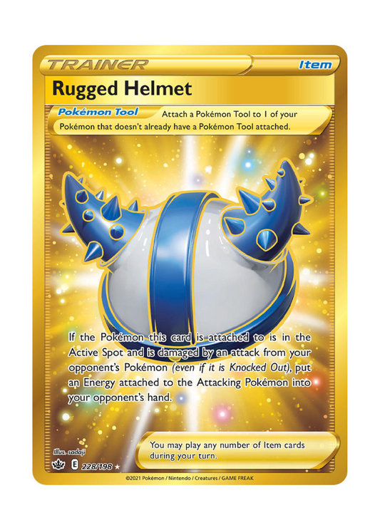 Chilling Reign: Rugged Helmet Secret Rare - 228/198