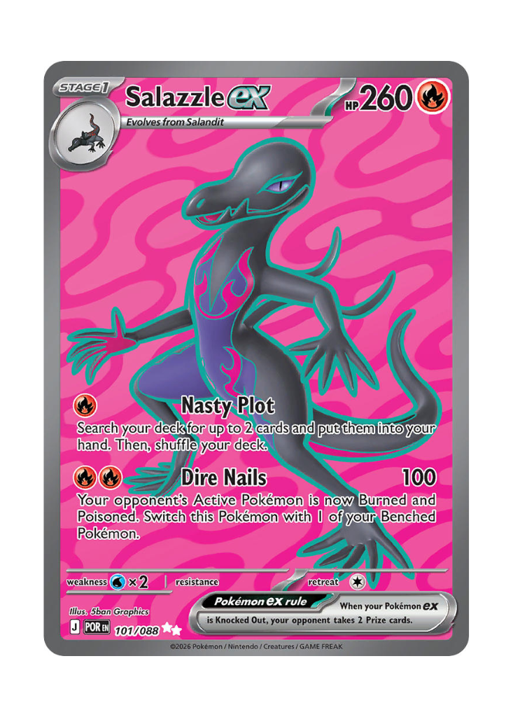 Perfect Order: Salazzle ex Full Art - 101/088