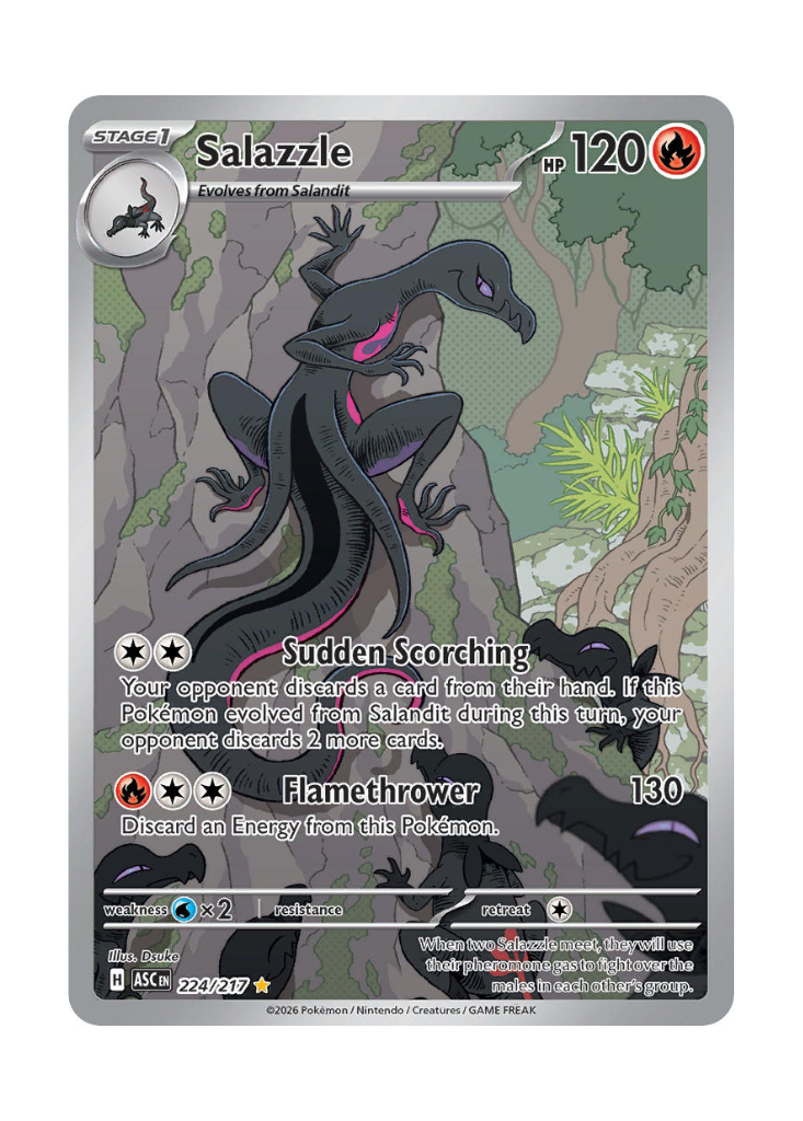 Ascended Heroes: Salazzle Illustration Rare - 224/217
