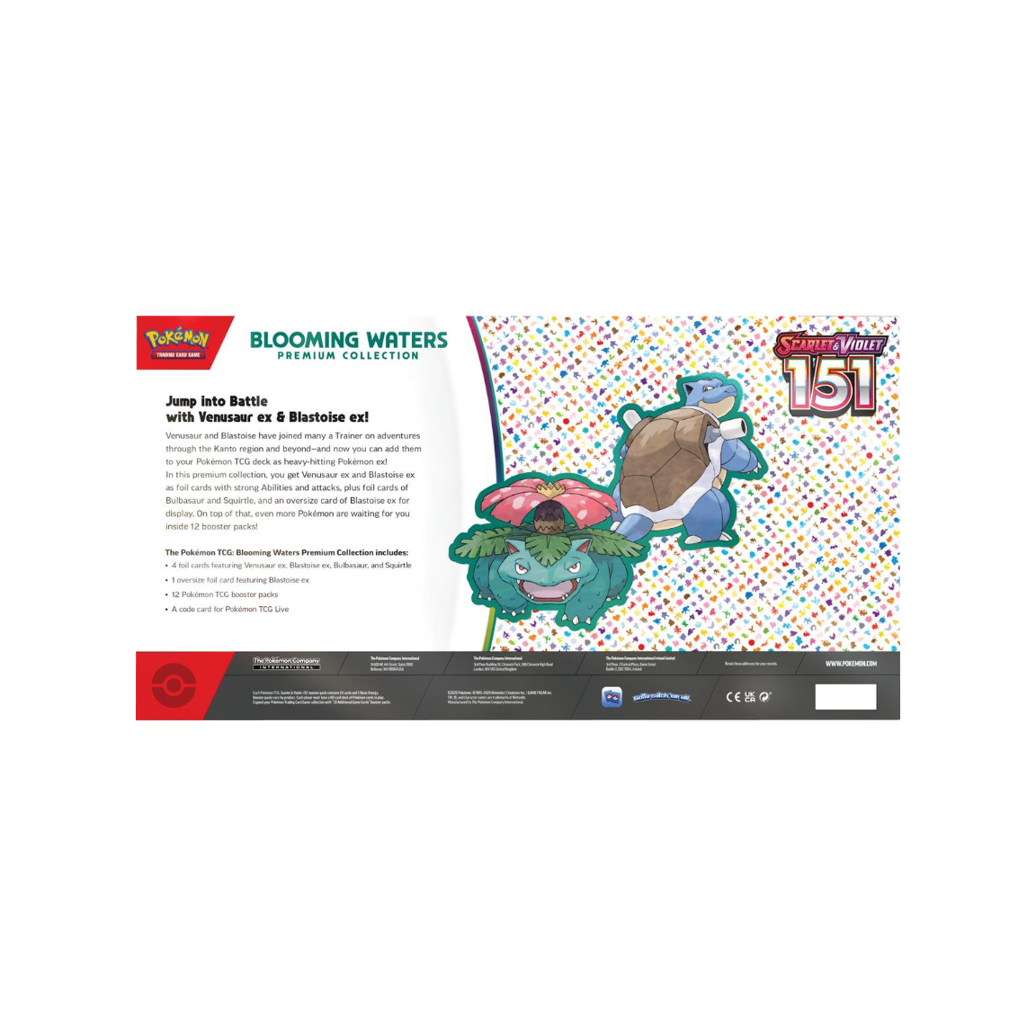 Scarlet & Violet 151 - Blooming Waters Premium Collection
