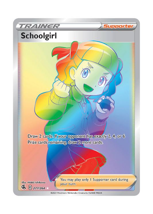 Fusion Strike: Schoolgirl Rainbow Rare - 277/264