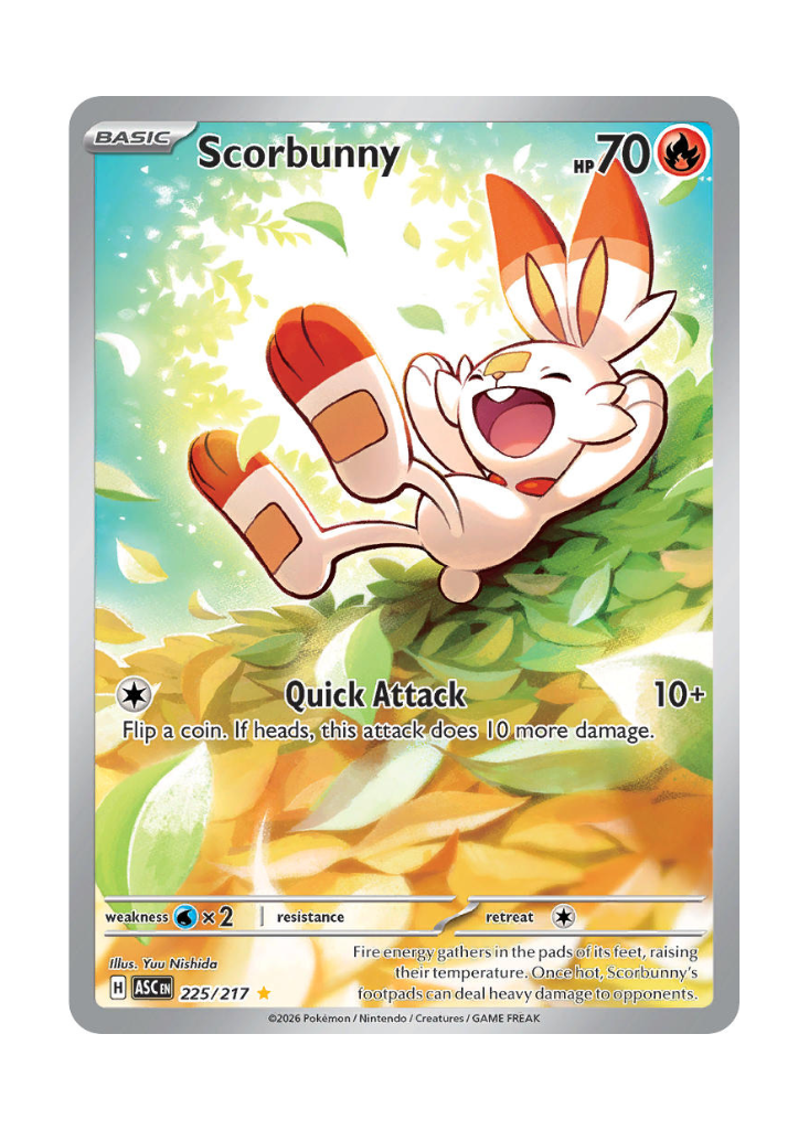 Ascended Heroes: Scorbunny Illustration Rare - 225/217