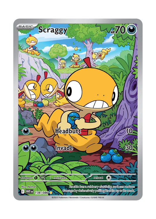 White Flare: Scraggy Illustration Rare - 138/086