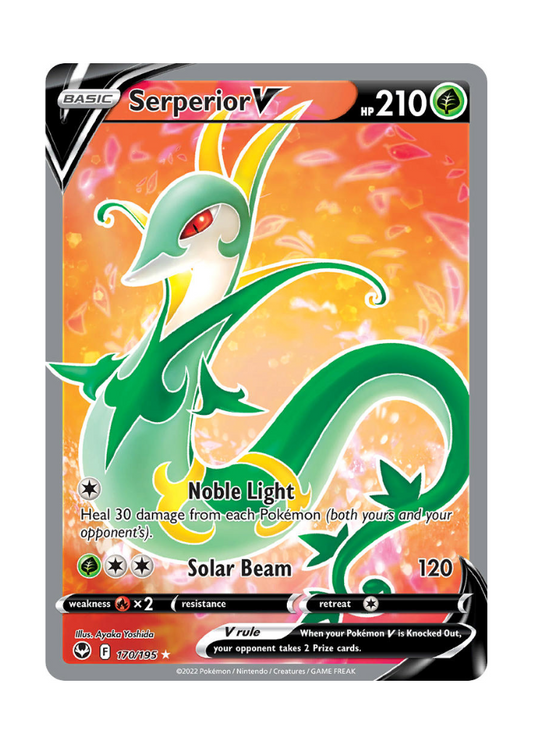 Silver Tempest: Serperior V Full Art - 170/195