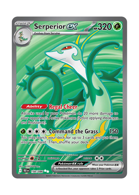 Black Bolt: Serperior ex Full Art - 156/086