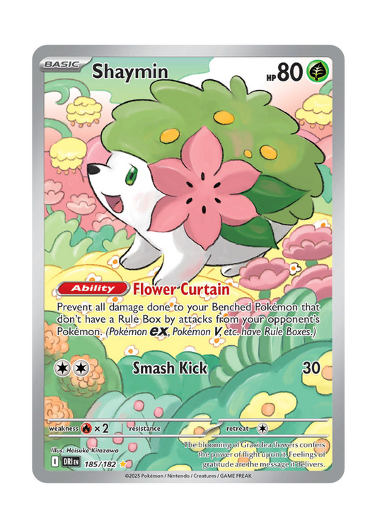 Destined Rivals: Shaymin Illustration Rare - 185/182