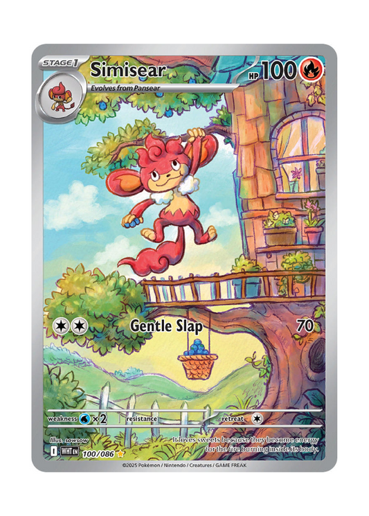 White Flare: Simisear Illustration Rare - 100/086