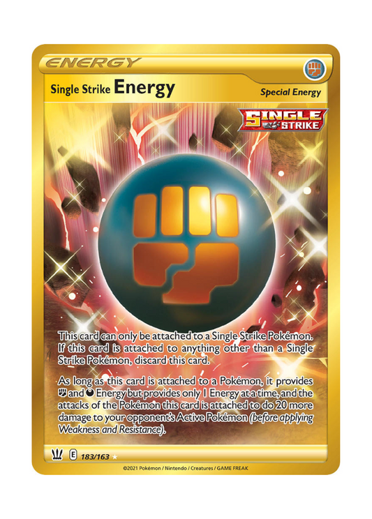 Battle Styles: Single Strike Energy Secret Rare - 183/163