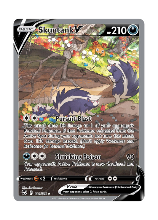 Silver Tempest: Skuntank V Alternate Full Art - 181/195