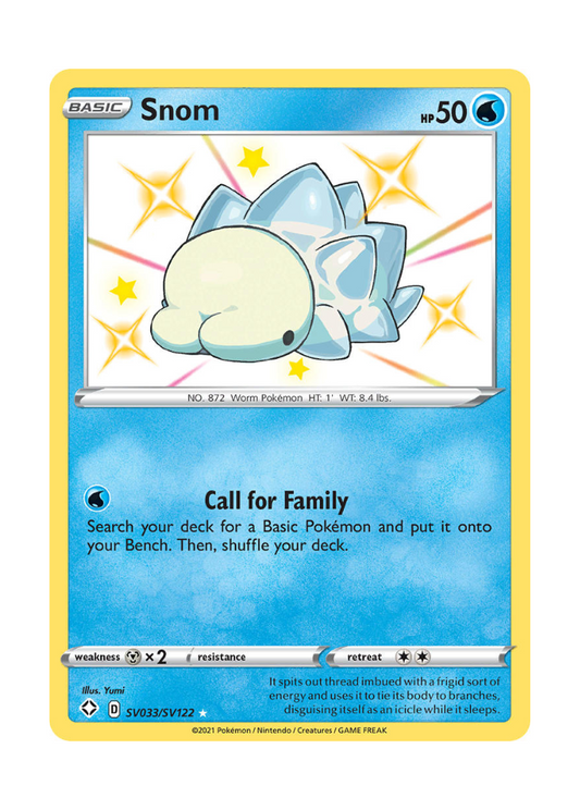 Shining Fates: Snom Shiny Rare - SV033/SV122