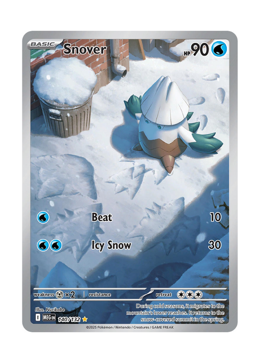 Mega Evolution: Snover Illustration Rare - 140/132