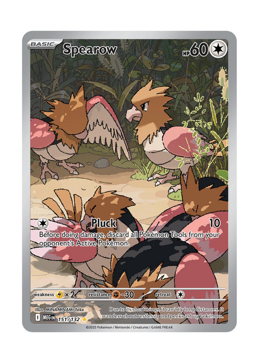 Mega Evolution: Spearow Illustration Rare - 151/132