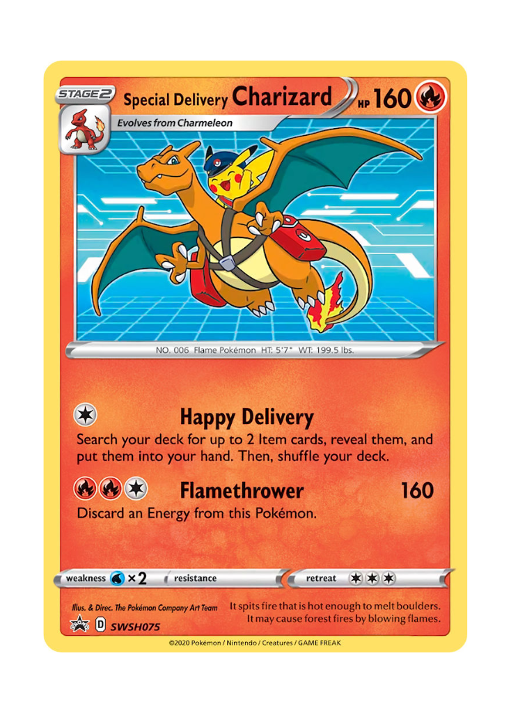 Sword & Shield Promos: Special Delivery Charizard - SWSH075