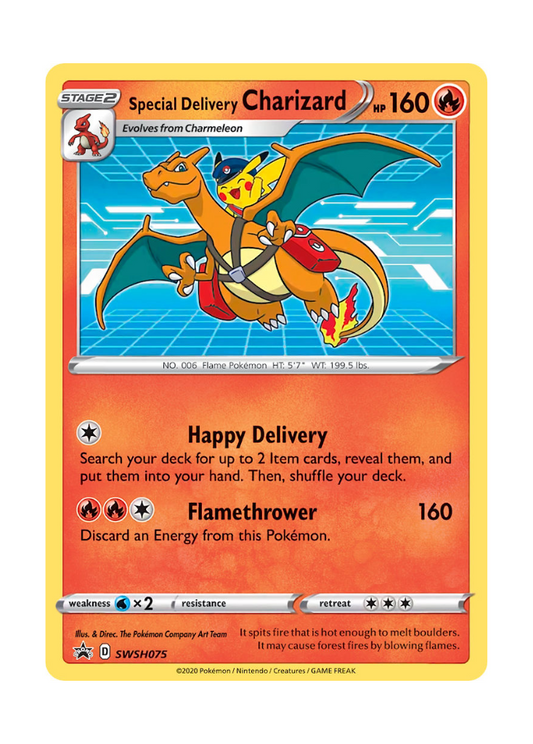 Sword & Shield Promos: Special Delivery Charizard - SWSH075