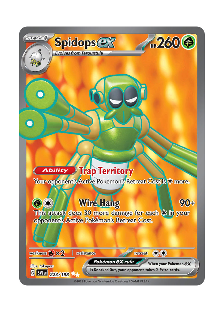 Scarlet & Violet: Spidops ex Full Art - 223/198