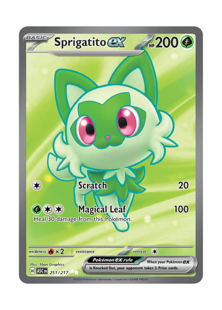 Ascended Heroes: Sprigatito ex Full Art - 251/217