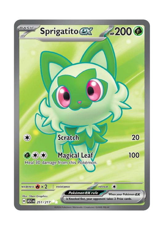 Ascended Heroes: Sprigatito ex Full Art - 251/217