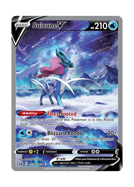 Crown Zenith: Suicune V Galarian Gallery - GG38/GG70