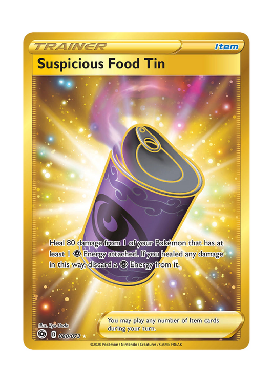 Champion's Path: Suspicious Food Tin Secret Rare - 80/73