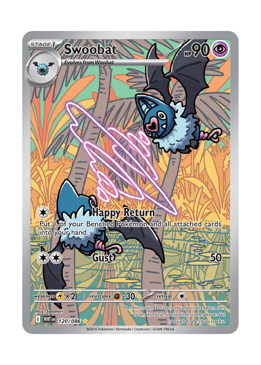 White Flare: Swoobat Illustration Rare - 120/086