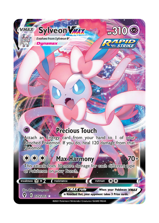 Evolving Skies: Sylveon VMAX Full Art - 075/203