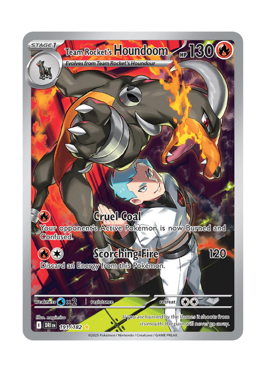 Destined Rivals: Team Rocket's Houndoom Illustration Rare - 191/182