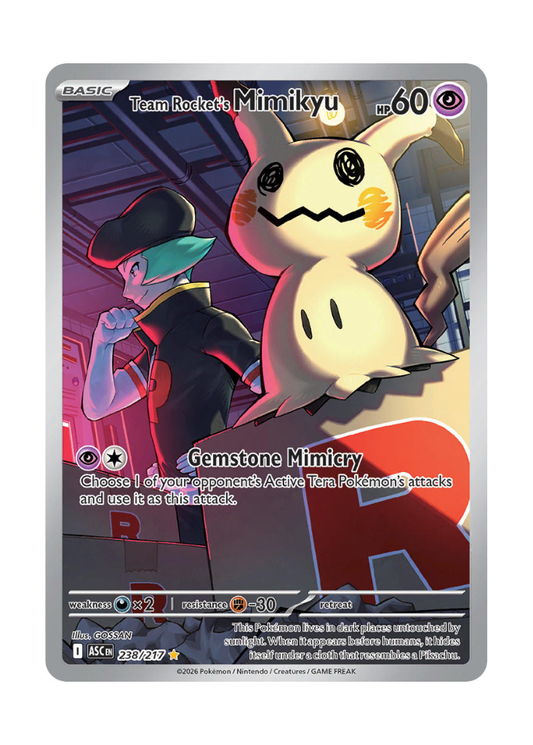 Ascended Heroes: Team Rocket's Mimikyu Illustration Rare - 238/217