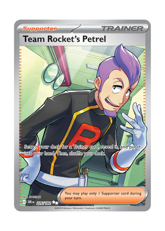 Destined Rivals: Team Rocket's Petrel Full Art - 226/182