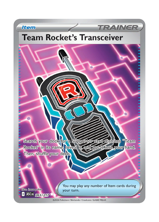 Ascended Heroes: Team Rocket's Transceiver Full Art - 263/217