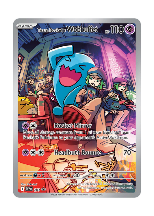 Scarlet & Violet Promos: Team Rocket's Wobbuffet - 203