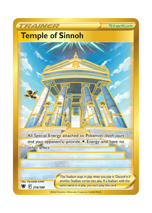Astral Radiance: Temple of Sinnoh Secret Rare - 214/189