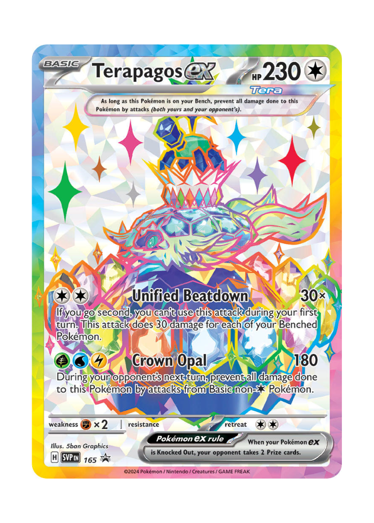 Scarlet & Violet Promos: Terapagos ex - 165