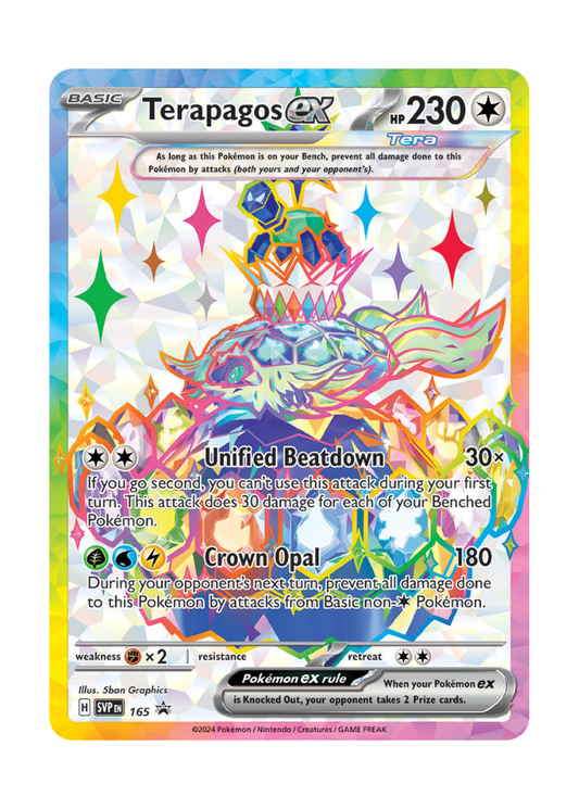 Scarlet & Violet Promos: Terapagos ex - 165
